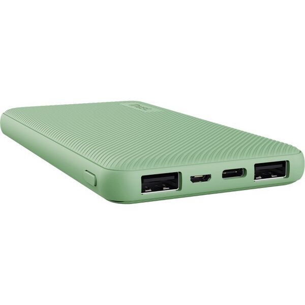 Powerbank Trust Primo Ultra-Thin 10000mAh Zielono-złoty