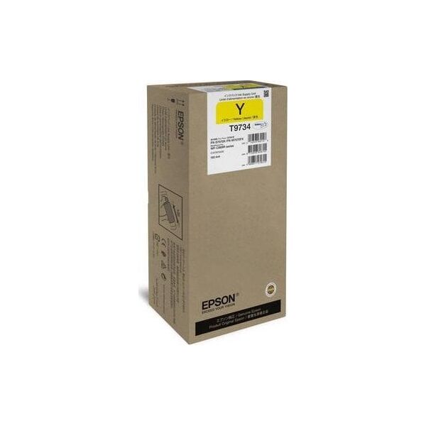 Tusz Epson Epson WF-C869R Geltona XL Ink Cartrige WorkForce Pro T97340N | Epson Epson DURABrite Pro | T97340N | Epson T9734 - XL size - yellow - original - ink pack | Ink cartridge | Geltona