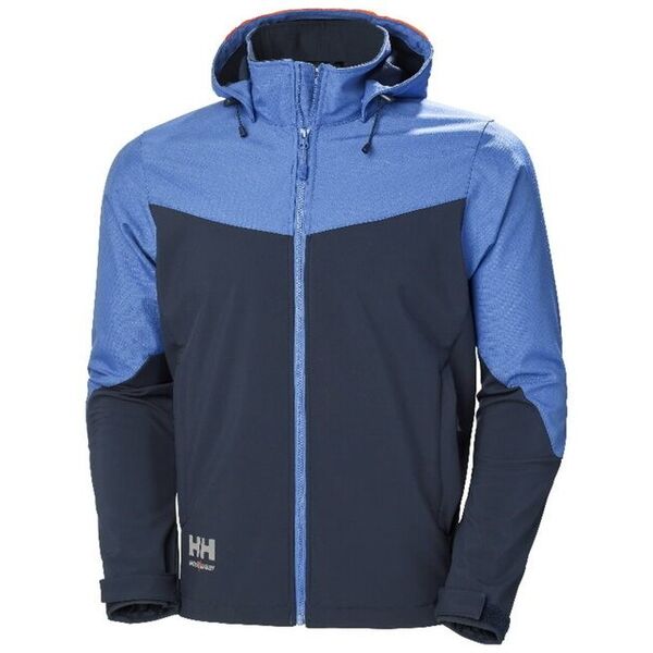 Ανδρικό μπουφάν Helly Hansen Jacket HELLY HANSEN Oxford Softshell, ανοιχτό μπλε 3XL