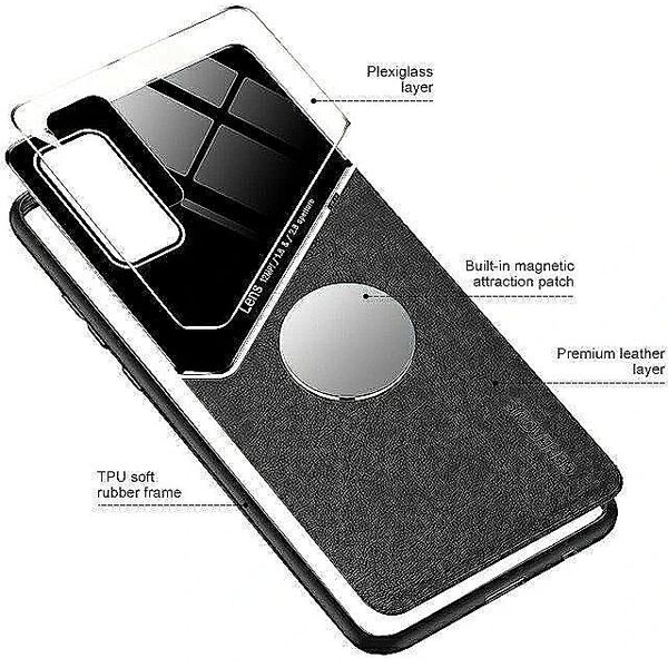 Δερμάτινη Θήκη Πλάτης Mocco Lens για Xiaomi Mi 11 Μαύρο