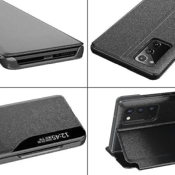 Mocco Smart Flip Cover Θήκη Για Samsung Galaxy A42 5G / Μαύρο