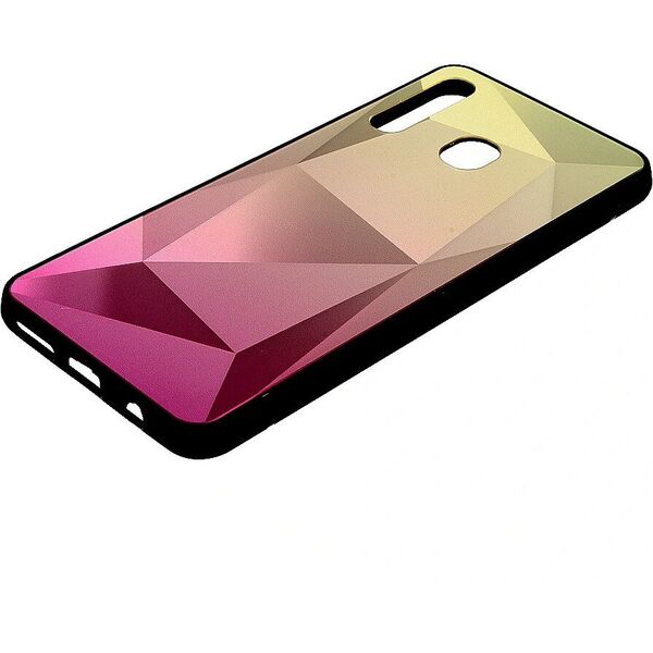Θήκη Σιλικόνης Mocco Stone Ombre Back Case με Χρώμα Διαβάθμισης για Apple iPhone 11 Pro Max Κίτρινο - Ροζ