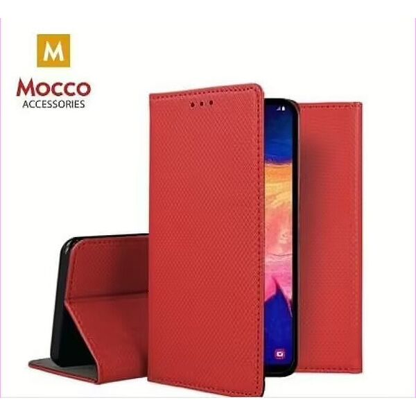 Mocco Smart Magnet Βιβλιοθήκη Θήκη Για Samsung Galaxy A42 5G Κόκκινο