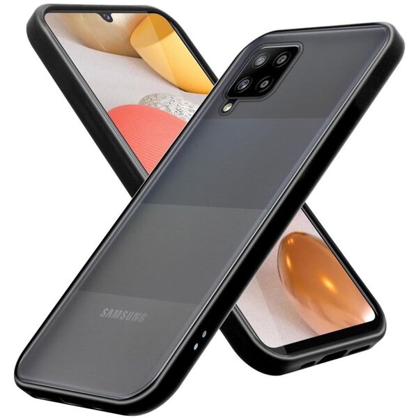 Mocco Μαλακή Κρεμώδης Θήκη Σιλικόνης για Samsung Galaxy A42 5G Μαύρο