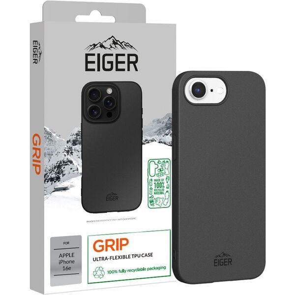 Eiger Grip Θήκη GRS iPhone 16e μαύρο