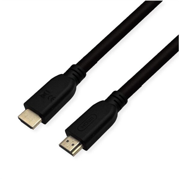 Καλώδιο ROLINE RM HDMI 8K (7680 x 4320) Ultra HD + Ethernet, M/M, μαύρο, 2 m