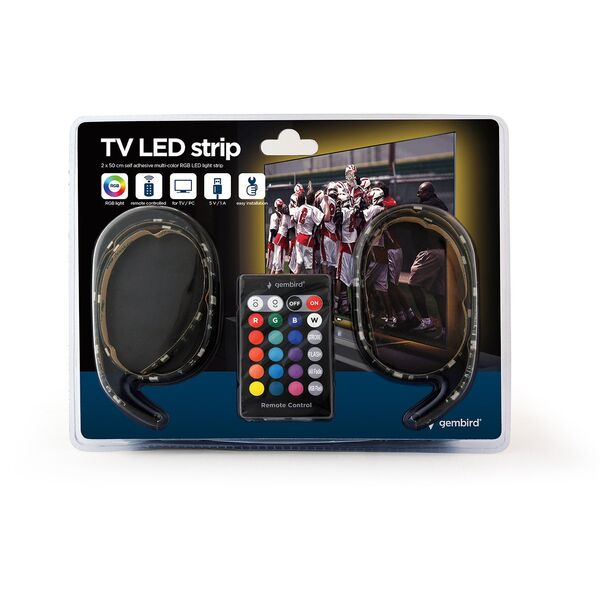 Gembird  LED virtene USB RGB LED 2 x 50 cm 8716309111232