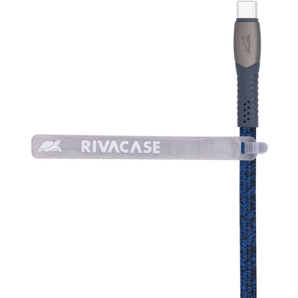 CABLE USB-C TO USB-C 1.2M/BLUE PS6105 BL12 RIVACASE