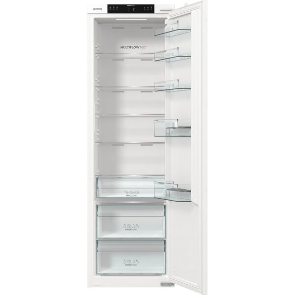 Gorenje Refrigerator | RI517E41WF | Energy efficiency class E | Built-in | Larder | Height 177.2 cm | Fridge net capacity 300 L | Display | 35 dB | White