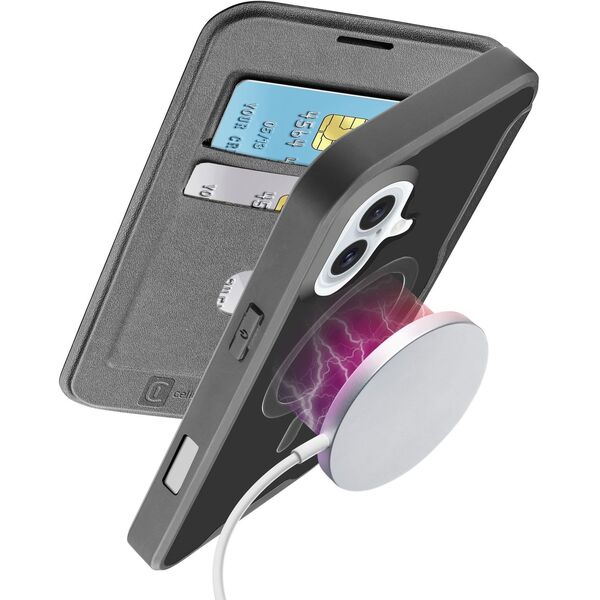 Cellularline 8018080483790 pokrowiec na telefon komórkowy 15,5 cm (6.1") Folio Czarny