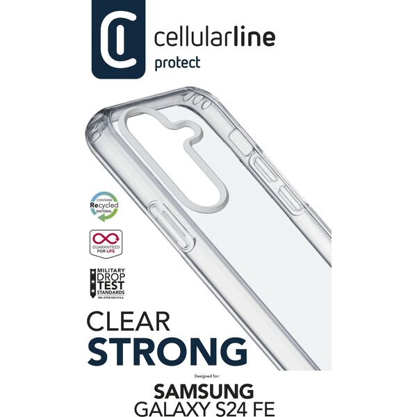 Cellularline 8018080487958 pokrowiec na telefon komórkowy 17 cm (6.7") Przezroczysty