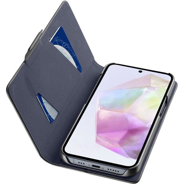 Cellularline 8018080492808 pokrowiec na telefon komórkowy 16,8 cm (6.6") Folio Czarny
