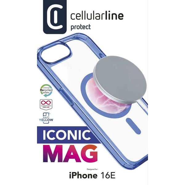 Cellularline 8018080492600 pokrowiec na telefon komórkowy 15,5 cm (6.1") Niebieski