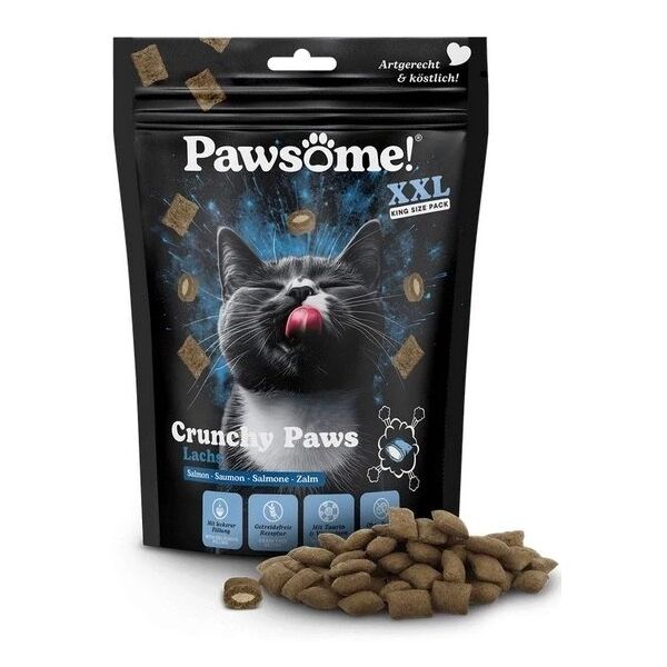Pawsome Crunchy Paws Przysmak dla Kota Łosoś 150g