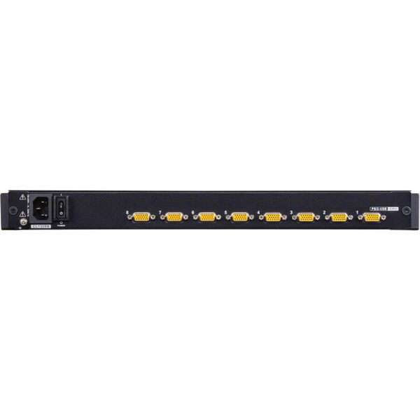 Przełącznik KVM ATEN CL1308N, 48 cm TFT, VGA, PS/2-USB, 8 portów, układ UK