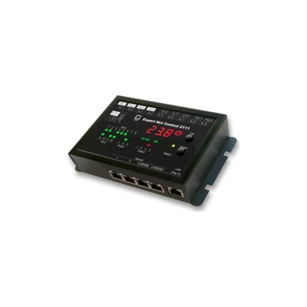 Gude GUDE 2111-1 Expert Netcontrol 4 wyjścia przekaźnikowe, 12 pasywnych wejść sygnałowych TCP/IP