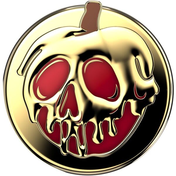 Uchwyt i podstawka do telefonu           Popsockets Round Disney Enamel Poison Apple MagSafe złoty 114075