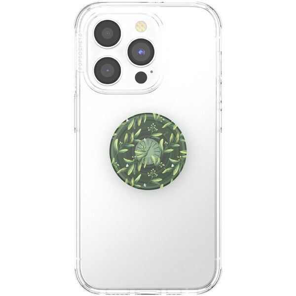 Uchwyt i podstawka do telefonu           Popsockets PlantCore Grip Olive zielony 807373