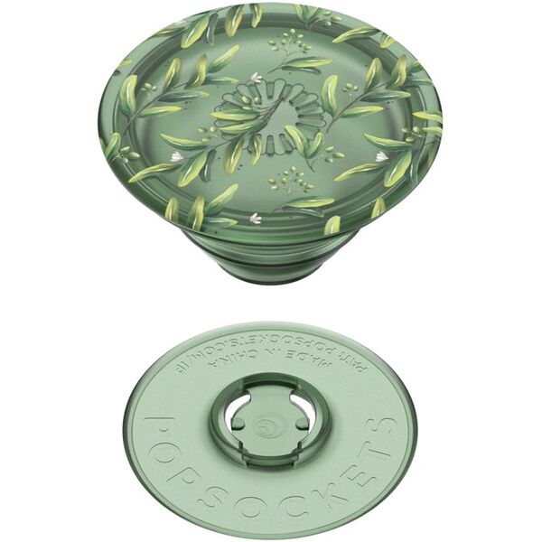 Uchwyt i podstawka do telefonu           Popsockets PlantCore Grip Olive zielony 807373