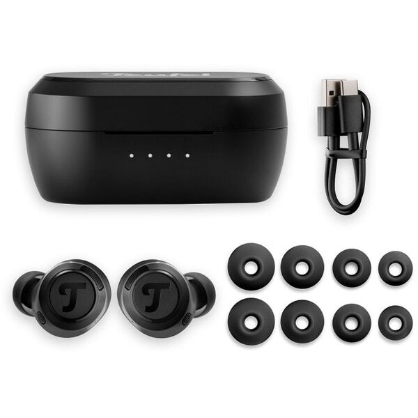 Teufel REAL BLUE TWS 3 Zestaw słuchawkowy Bezprzewodowy Douszny Połączenia/muzyka Bluetooth Czarny
