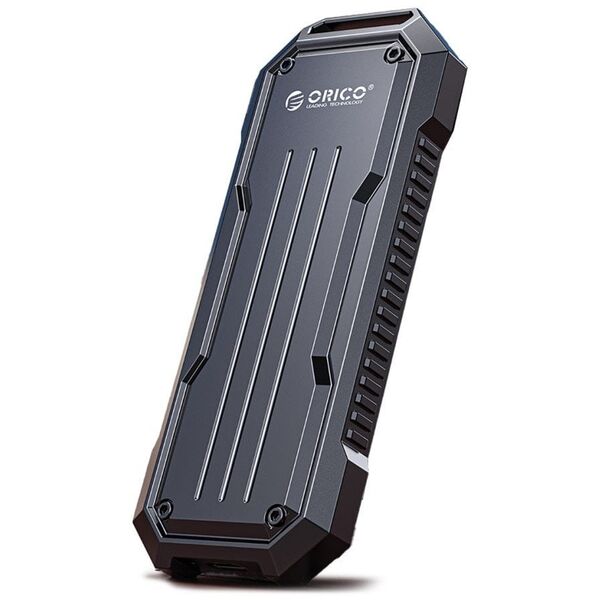 Wzmocniona kieszeń dyskowa taktyczna OXS2C3-G2 M.2 NVMe / SATA SSD USB-C - szara ORICO