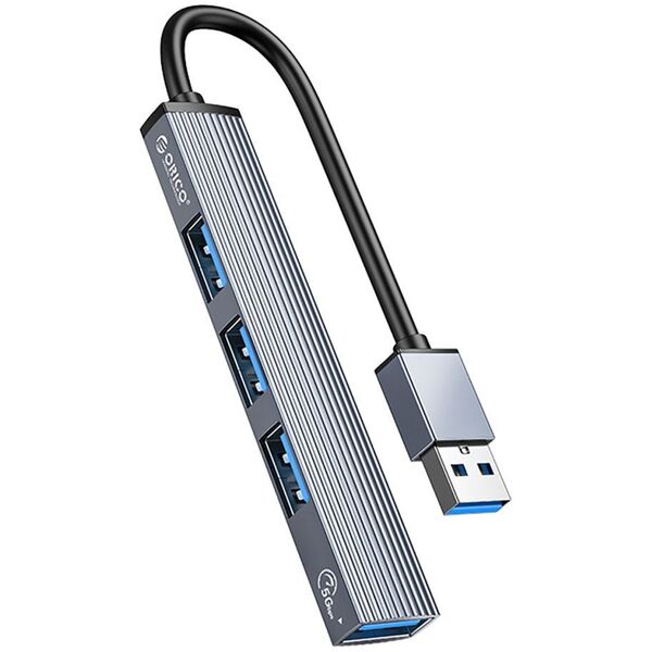 Hub AH-A13 stacja dokująca rozdzielacz USB-A - szary ORICO