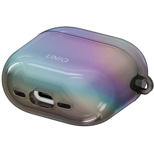 Etui UNIQ Iridescia do AirPods 4 Hang    Case midnight quartz