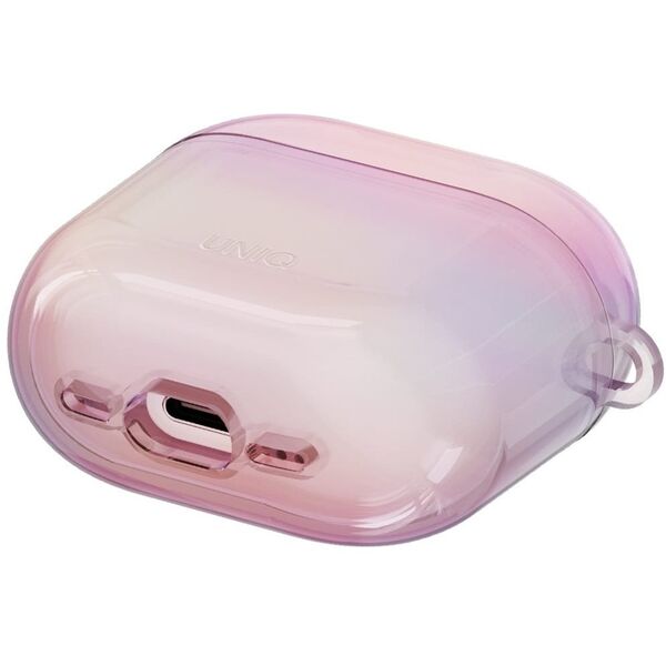Etui UNIQ Iridescia do AirPods 4 Hang    Case pink prism