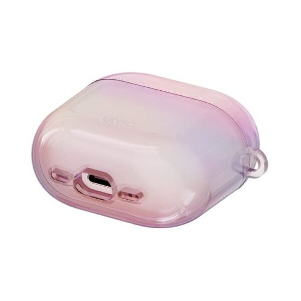 Etui UNIQ Iridescia do AirPods 4 Hang    Case pink prism