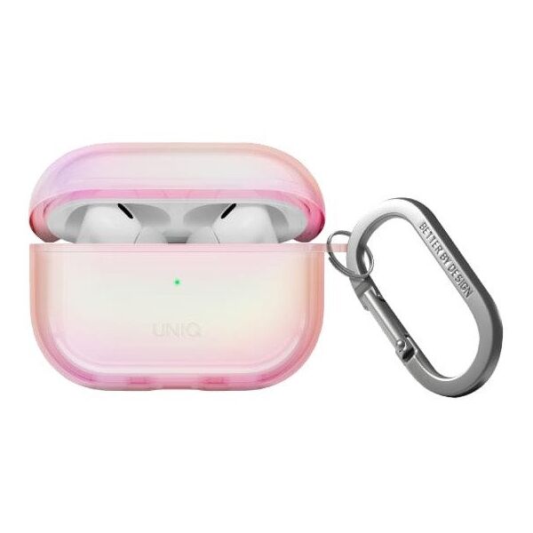 Etui UNIQ Iridescia do AirPods Pro 2     Hang Case pink prism