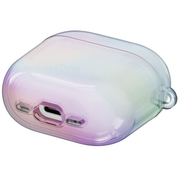 Etui UNIQ Iridescia do AirPods 4 Hang    Case holo quartz