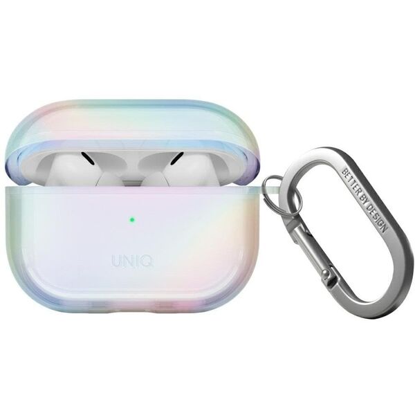 Etui UNIQ Iridescia do AirPods Pro 2     Hang Case holo quartz