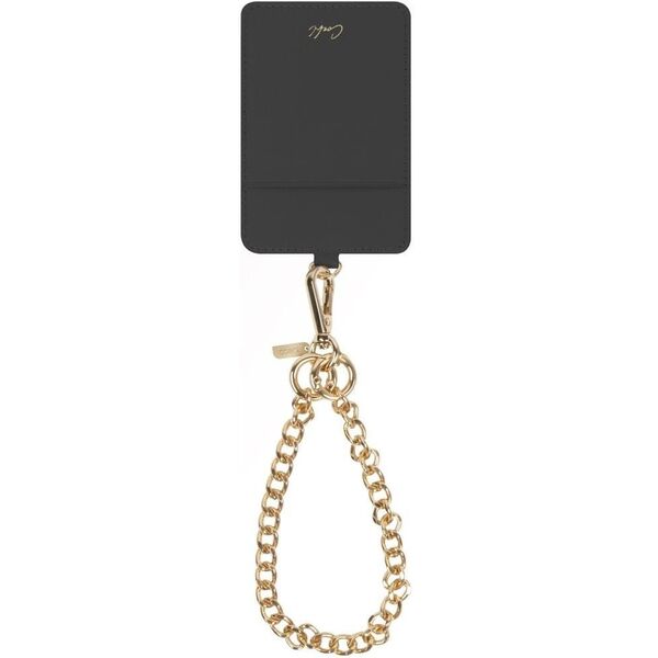 Uniwersalna smycz do telefonu 3w1 UNIQ   Coehl Caryne z portfelem na karty ebony