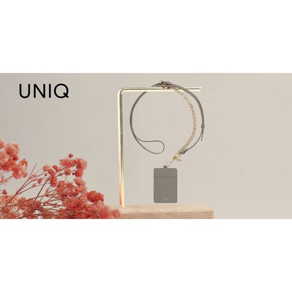 Uniwersalna smycz do telefonu 3w1 UNIQ   Coehl Caryne z portfelem na karty pebble