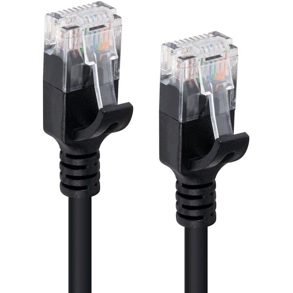 Καλώδιο δικτύου MicroConnect Microconnect V-UTP6A0015S-SLIM Μαύρο 0,15 m Cat6a U/UTP (UTP) 14407112 5715063368435
