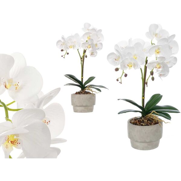 Ibergarden Τεχνητή ορχιδέα σε τσιμεντοδοχείο ORCHI, 49 cm 14195282 8430852596239