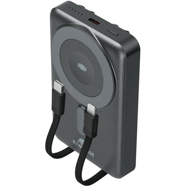 POWER BANK WRL 10000MAH/MAGSAFE+IWATCH VA2608 RIVACASE