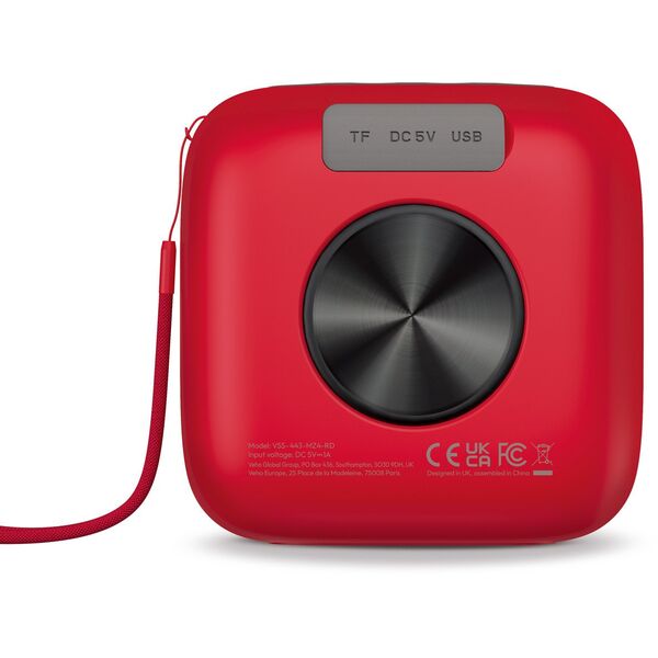 Veho MZ-4 PORTABLE BLUETOOTH SPEAKER-R Bezprzewodowy