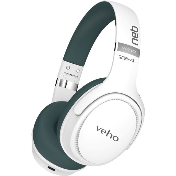Veho ZB-4 NEB HEADPHONES WITH MIC-W Słuchawki Opaska na głowę Business/Everyday Czarny