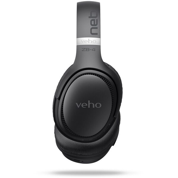 Veho ZB-4 NEB HEADPHONES WITH MIC-W Słuchawki Opaska na głowę Business/Everyday Czarny