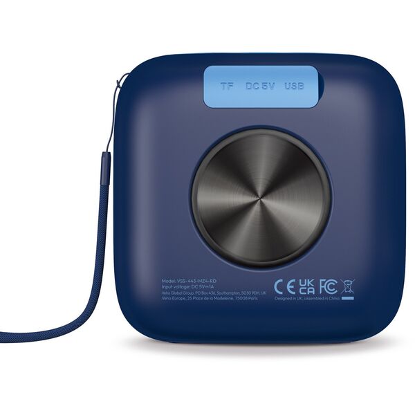 Veho MZ-4 PORTABLE BLUETOOTH SPEAKER-BL Niebieski Bezprzewodowy