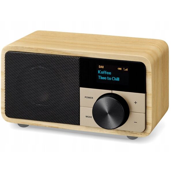 Sangean DDR-7 Natural Wood DAB+/FM-RDS/AUX-in/Bt Wooden Radio