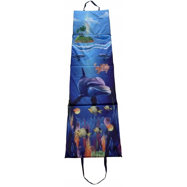 Koc Plażowy Mata Leżanka Leżak Składany Wodoodporny KUBISPORT 180x48 cm