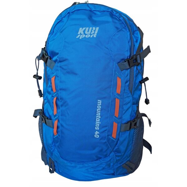 Plecak Turystyczny Sportowy Damski Męski Niebieski Solidny KUBISPORT 40 L