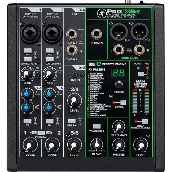 Mikser Mackie ProFX6v3 (2051299-01)