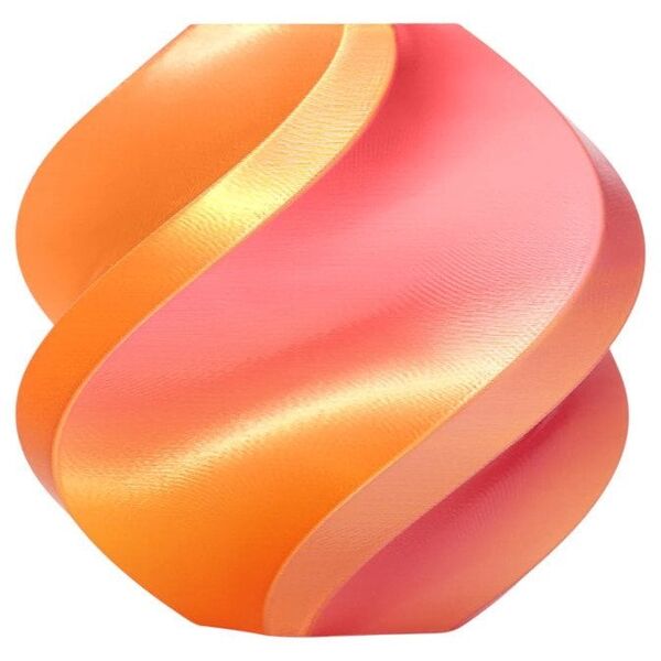 Filament Bambu Lab PLA Silk Dual Color 1,75mm 1kg - w zestawie z wielorazową szpulą - Gilded Rose}