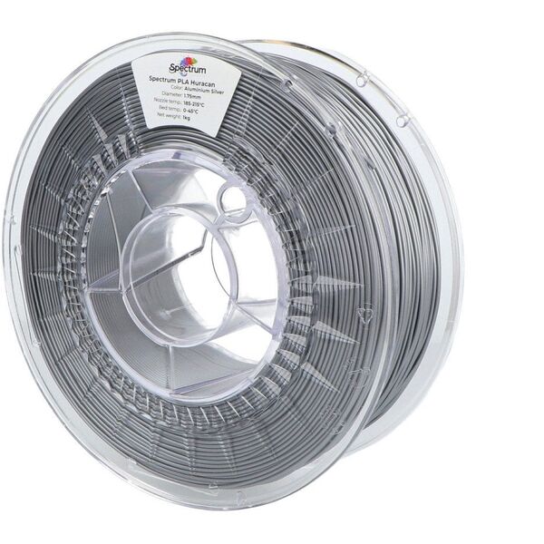 Filament Spectrum Huracan PLA 1,75mm 1kg - Aluminium Silver}