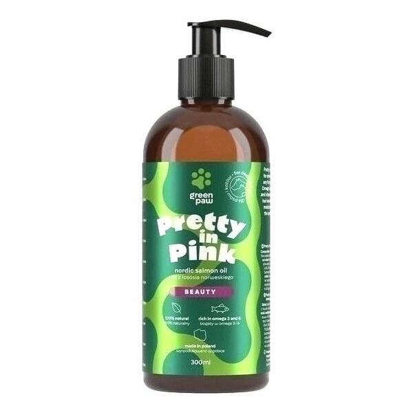 Green Paw Pretty In Pink Olej z Łososia dla Psa Kota 300ml