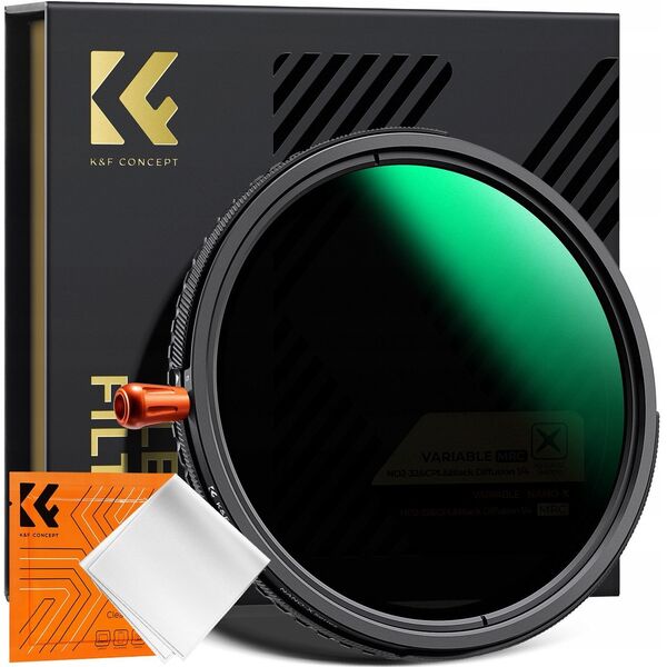 Filtr Hybrydowy 3w1 K&F 67 mm 67mm Fader ND2-32 + CPL + Black Diffusion 1/4 / KF01.2925V2