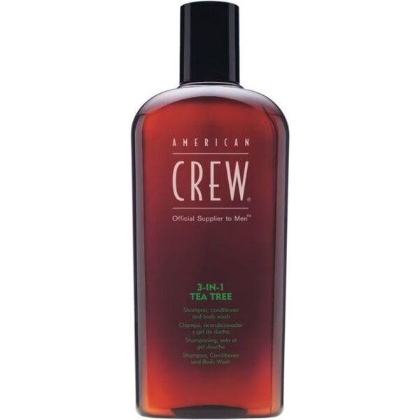 American Crew Szampon do włosów Official Supplier To Men 3-In-1 Tea Tree Shampoo Conditioner And Body Wash 450ml